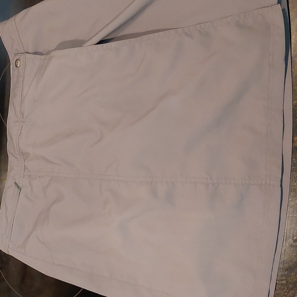 REI Womens Hiking A Line Wrap Skort Skirt 10 Green Above Knee Travel UPF 30+ - Picture 2 of 3